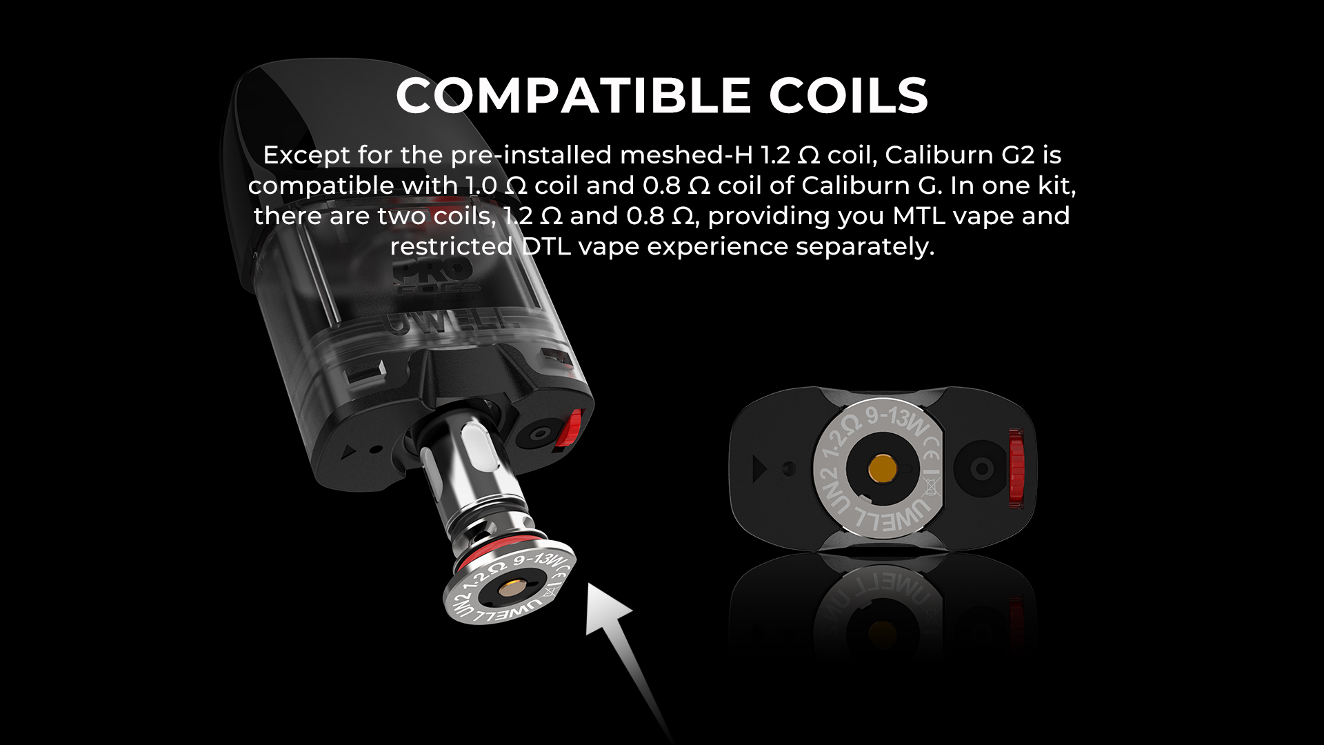 Uwell Caliburn G2 Pod compatible coils