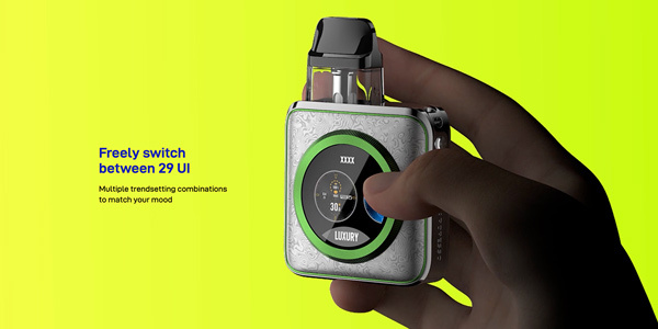 Vaporesso Xros 5 Nano Ui Banner Banner showing UI switching on the Vaporesso Xros 5 Nano