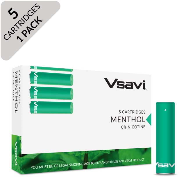 Vsavi Cartridges Menthol 5 pack