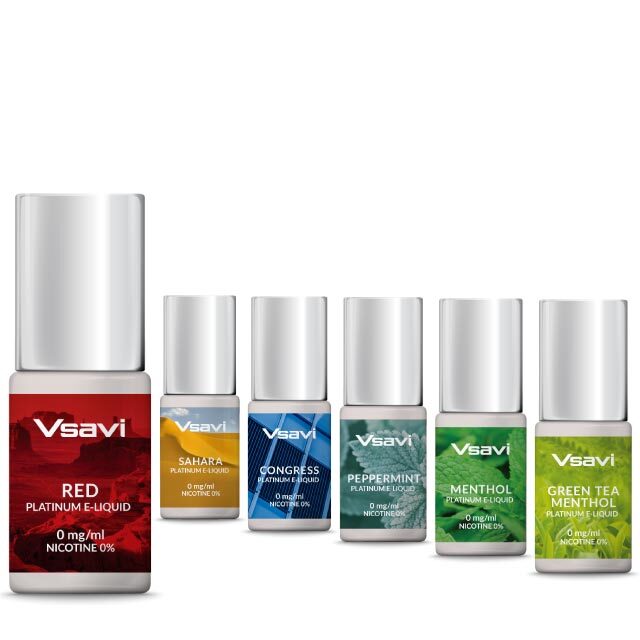 Selection of Vsavi Platinum E-Liquids