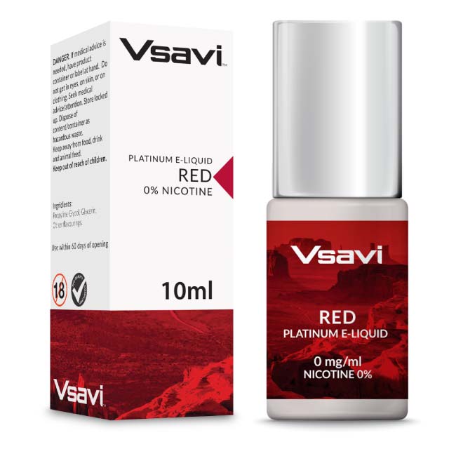 vsavi platinum red tobacco 10ml bottle