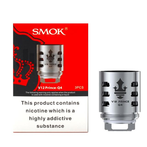 SMOK TFV12 Coils, T10 & Q4 UK Coils. Smok Prince Replacement Coils