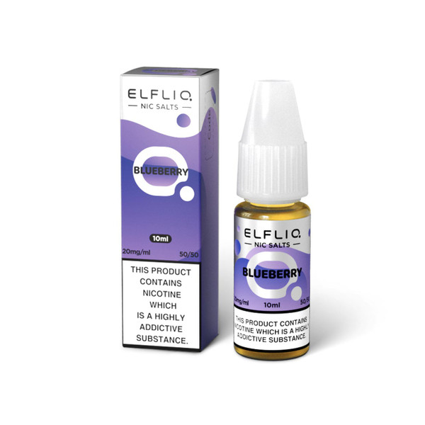 Elfliq Blueberry 10ml Nic Salt by Elf Bar - Pure E-Liquids