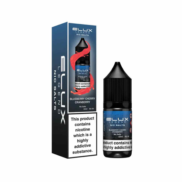 Elux Legend Nic Salt Blueberry Cherry Cranberry - 10mg and 20mg