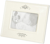 Insignia Little Prince Baby Boy Photo Frame, 9.5 inches, Ivory