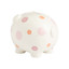 Beginnings by Enesco Big Polka Dot Piggy Bank, Pink, 7 inches