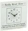 Really Great News Coffee and Wine Clock, Wall or Shelf, 7.88 inches