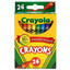 Crayola Crayons 24 Count Box, 6 boxes