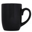 Plain Black Mug, 12 ounce