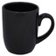 Plain Black Mug, 12 ounce