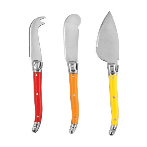 True Sunnyside Cheese Knives and Cutting Board Set