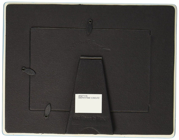 Our Name Is Mud I've Graduated Ceramic 4 x 6 Photo Frame, 9 inches, Blue