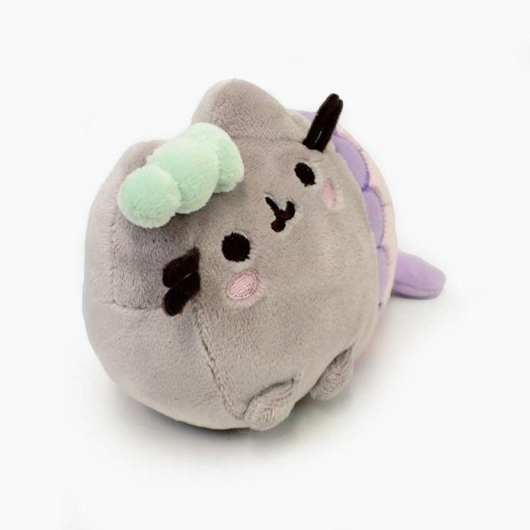 GUND Pusheen Mermaid Spiral Shell Cat Plush Stuffed Animal, Multicolor, 7"