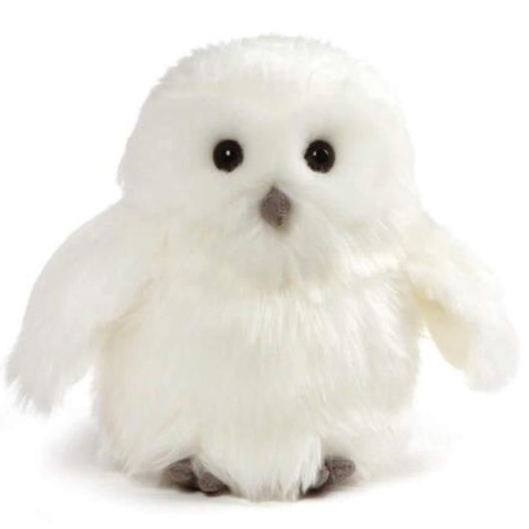 GUND Ophelia Snowy Owl Stuffed Animal Plush, White, 7"