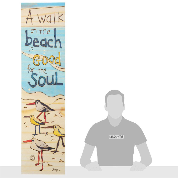 Walk on the Beach Porch Sign