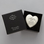 Insignia Forever My Love Heart Shape Engagement Wedding Ring Keepsake Box