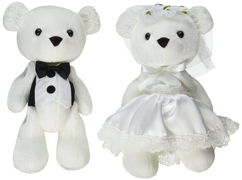 bride & groom teddy bears