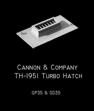 Cannon & Company TH-1951 EMD Turbo Hatch GP35 & SD35