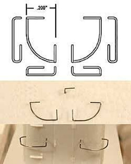 Cal-Scale #190-529 Corner Grabs RS | Pack of 8