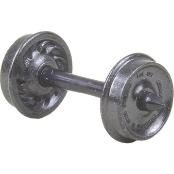 #523 HO Scale 33" Diameter Ribbed Back Metal Code 110 Wheels - Freight and Passenger