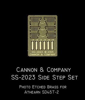 Cannon & Company SS-2023 Side Step Set Athearn HO SD45T-2 | Brass
