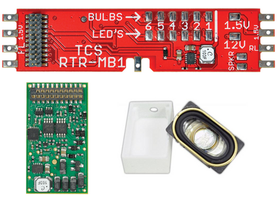 TCS 1777 WOW KIT WDK-ATH-10 DCC Sound Decoder Kit fits: Athearn RTR GP60 SD40T-2