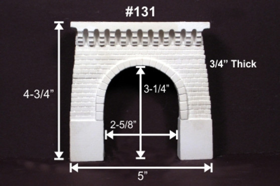 131 HO Tunnel Portal | Granite Gingerbread Spruce Creek| Single-Track