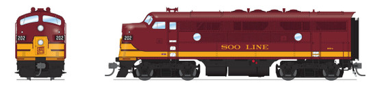 8340 HO | EMD F3A | SOO Line #202A | Stealth No-sound/DCC-Ready