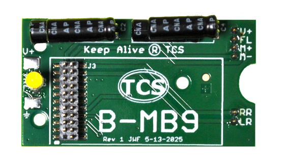 TCS 1636 B-MB9 Motherboard Bachmann 3-Truck Shay