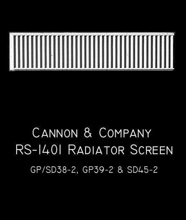 Cannon & Company RS-1401 Radiator Screen Late GP