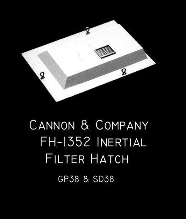 Cannon & Company FS-1352 Inertial Filter Hatch / Dust Bin GP/SD38