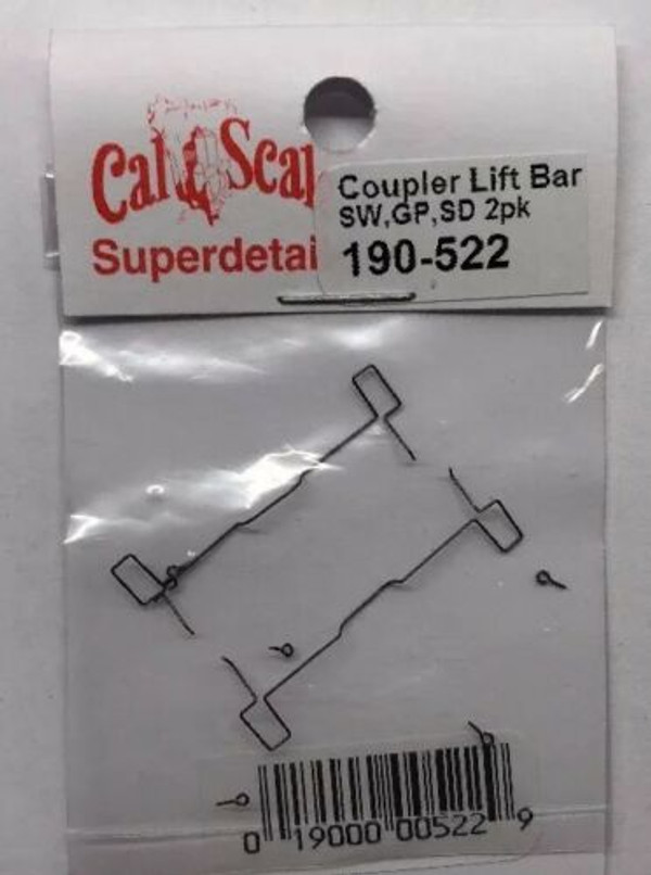 Cal-Scale 522 HO COUPLER LIFT BAR EMD SW,GP,SD's