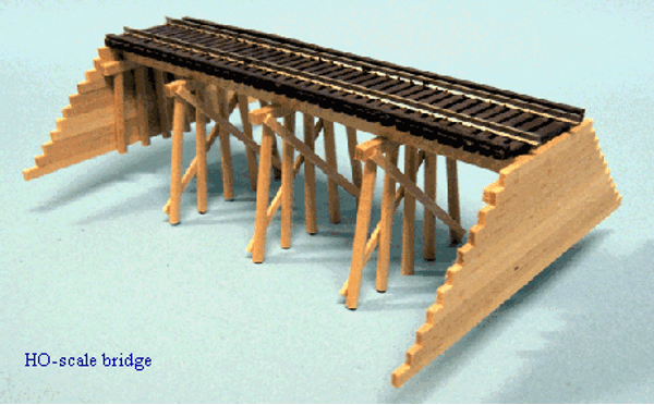 Blair Line 167 HO Common Pile Trestle Kit