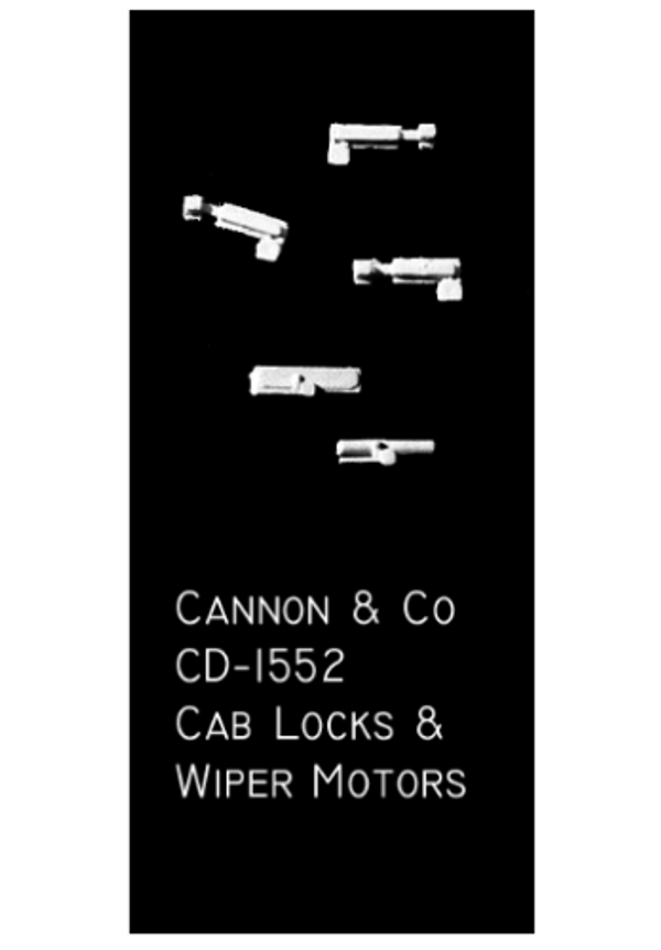 Cannon & Company CD-1552 Locks & Wiper Motors