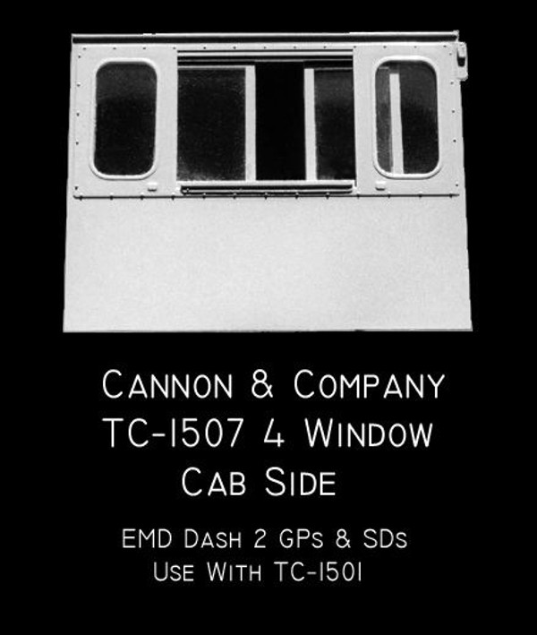 Cannon & Company TC-1507 Spartan Cab Sides - 4 Window Dash 2