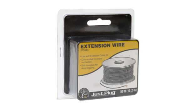 Woodland Scenics 5683 Just Plug® Lighting - Extension wire - 50 Ft