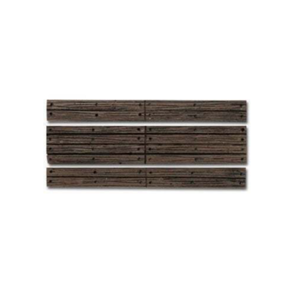 Woodland Scenics C1147 Wood Plank Grade Crossing - 2 Sets with shims - HO scale