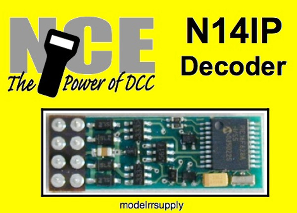 NCE 128 N14IP NMRA 8pin HO N DECODER