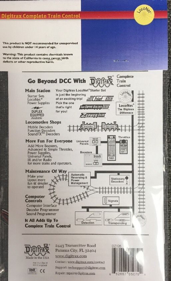 Digitrax DZ126 Wired Decoder