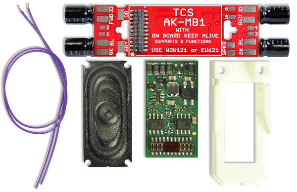 TCS 1775 WOW Diesel Kit Decoder MotherBoard Speaker Enclosure ATLAS WDK-ATL-1