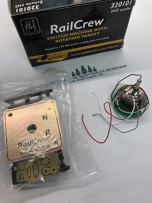 Rapido 320101 Railcrew Switch Machine - Single