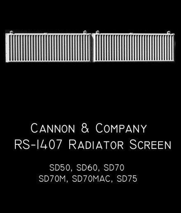 Cannon & Company RS-1407 Radiator Screen SD50/60/70/70MAC/75