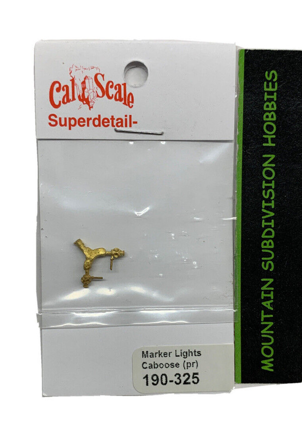 Cal-Scale 325 HO Marker Light Standard Caboose (less jewels) ~ pkg/2