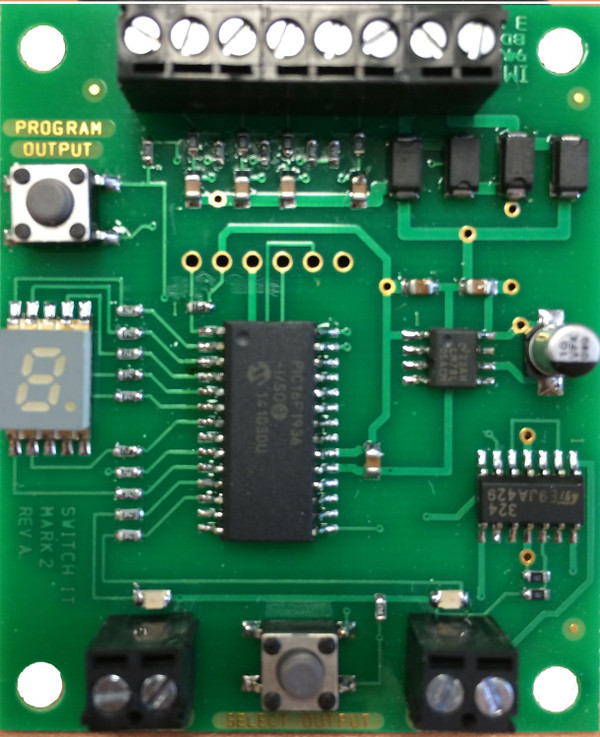 NCE 154 Switch-It Mk2 Accessory decoder: control 2 Tortoise Motors