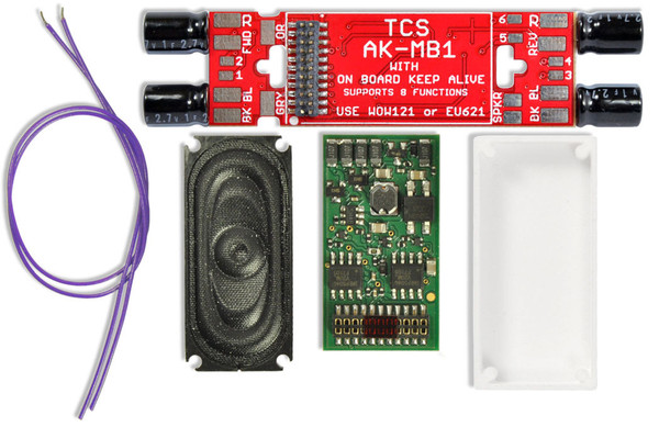 TCS 1773 WOW Diesel Kit Decoder MotherBoard Speaker Enclosure ATLAS WDK-ATL-3