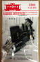 Caboose Industries 220S Sprung w/contacts, .165" travel for HO and N