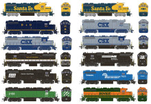 Rapido HO GP38 DCC/Sound Locomotive