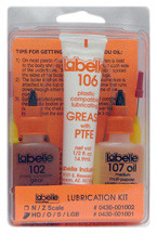 Labelle 1001 Complete Kit: 102 Gear Lube 106 Grease 107 Med. Oil