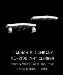 Cannon & Company AC-2108 EMD SD90 Series Anticlimber | 2pk