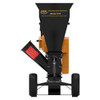 4 in. 15 HP 420cc Gas Powered Self-Feeding Commercial Duty Chipper Shredder with Trailer Hitch, Gloves, Goggles included